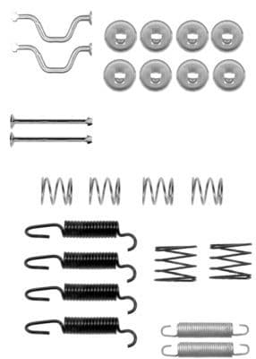 set accesorii, saboti frana parcare TEXTAR 97034700