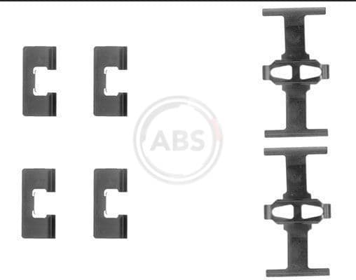 Set accesorii, placute frana ABS 1092Q