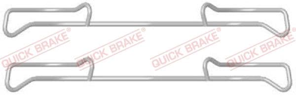 Set accesorii, placute frana QUICK BRAKE 109-1678