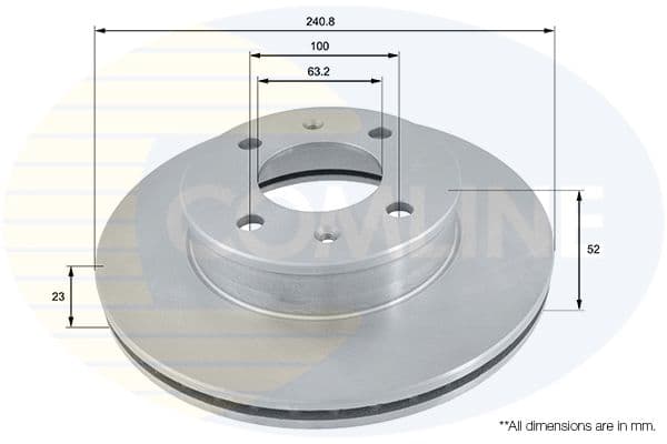 Disc frana COMLINE ADC1032V