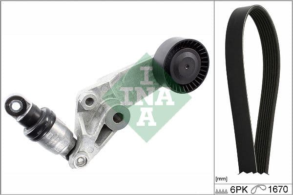 Set curea transmisie cu caneluri Schaeffler INA 529 0474 10