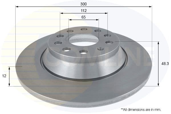 Disc frana COMLINE ADC2613