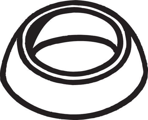 Garnitura, racord evacuare BOSAL 256-304