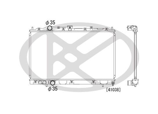 Radiator, racire motor KOYORAD PL030610