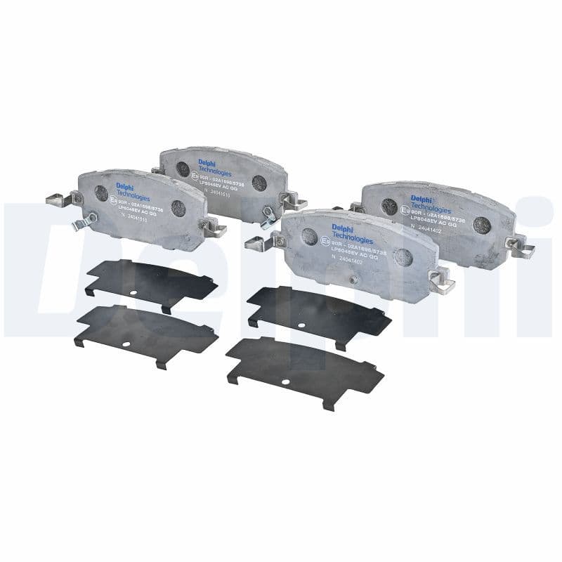 set placute frana,frana disc DELPHI LP5045EV