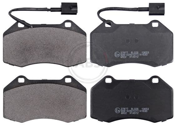 set placute frana,frana disc ABS 37877