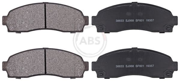 set placute frana,frana disc ABS 38833