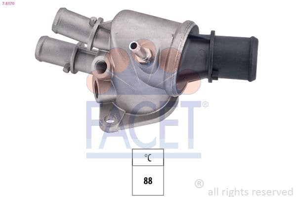 termostat,lichid racire FACET Made in Italy - OE Equivalent 7.8170