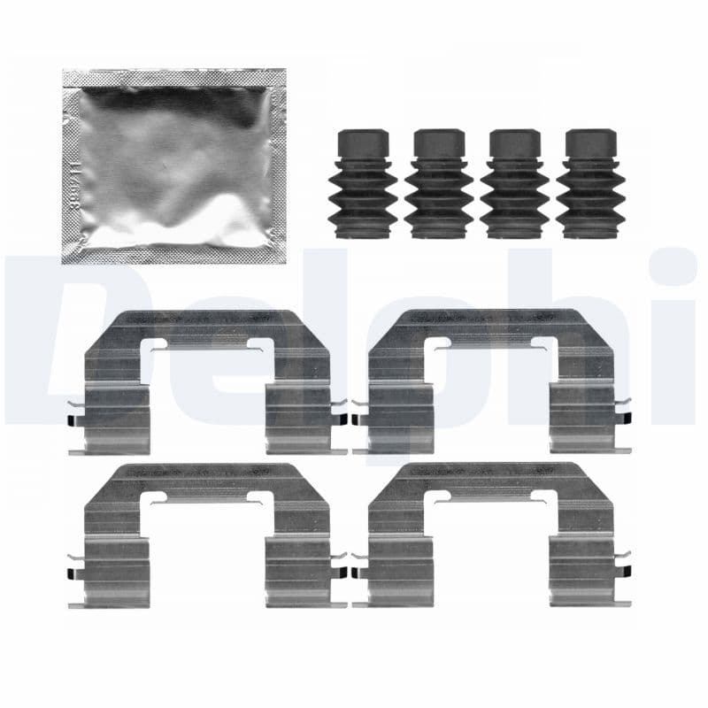 Set accesorii, placute frana DELPHI LX0721