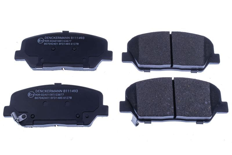 set placute frana,frana disc DENCKERMANN B111493