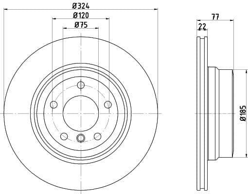 Disc frana TEXTAR PRO 92201903