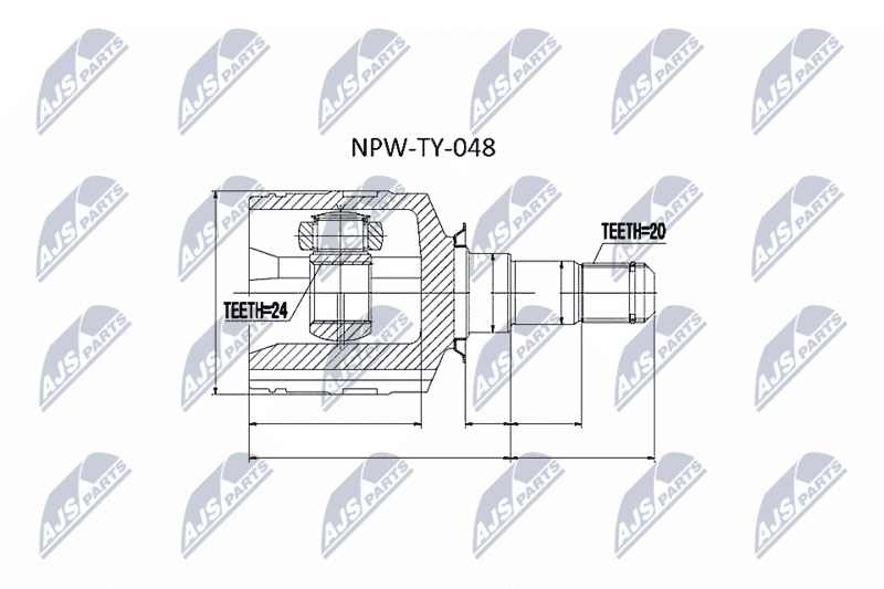 Set articulatie, planetara NTY NPW-TY-048