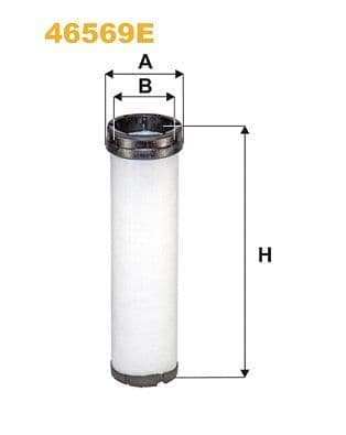 Filtru aer secundar WIX FILTERS 46569E