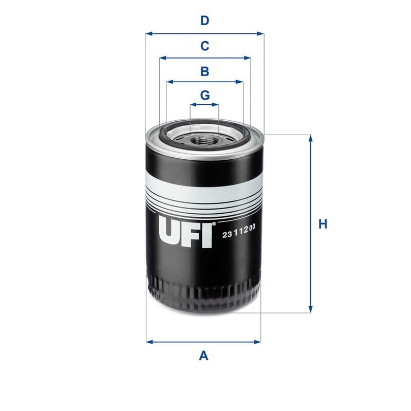 Filtru ulei UFI 23.112.00