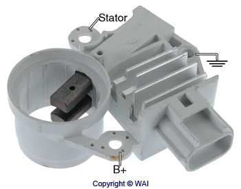 Regulator, alternator WAI Transpo F602
