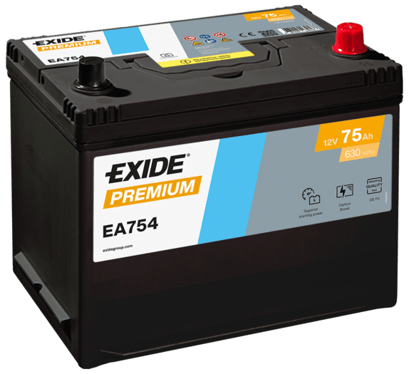 Baterie de pornire EXIDE Premium 75Ah 12V