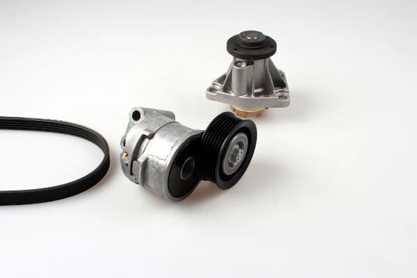 Pompa apa + Set curea transmisie cu caneluri HEPU PK03200