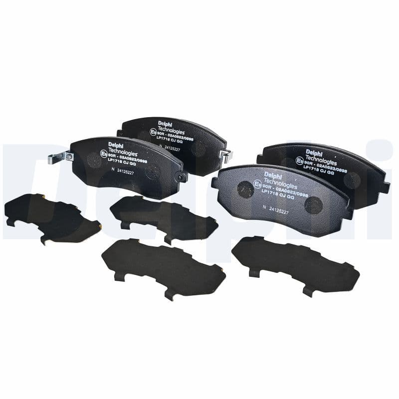 set placute frana,frana disc DELPHI LP1718