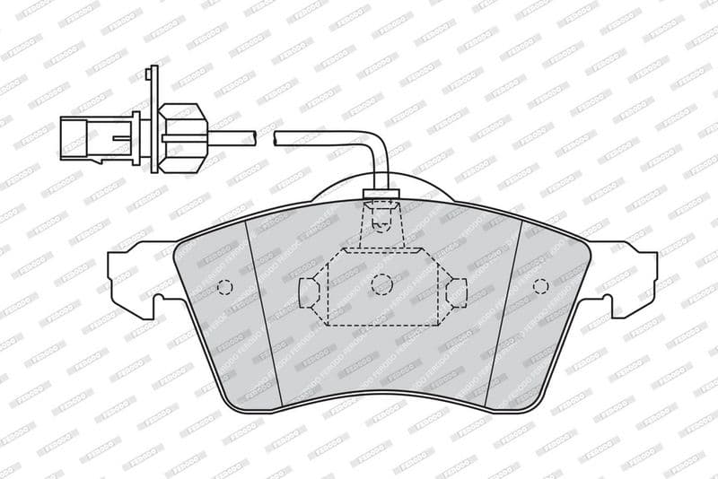 set placute frana,frana disc FERODO PREMIER ECO FRICTION FVR1518