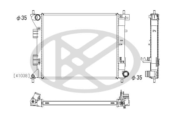 Radiator, racire motor KOYORAD PL823570