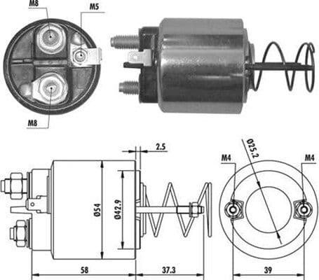 Solenoid, electromotor MAGNETI MARELLI 940113050371