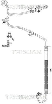 conducta presiune variabila,aer conditionat TRISCAN 9010 28001