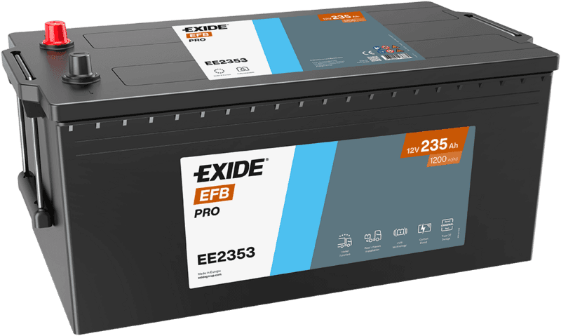 Baterie de pornire EXIDE Start PRO EFB+ 235Ah 12V