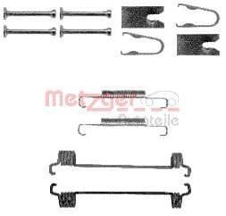 set accesorii, saboti frana parcare METZGER AUTOTEILE 105-0875
