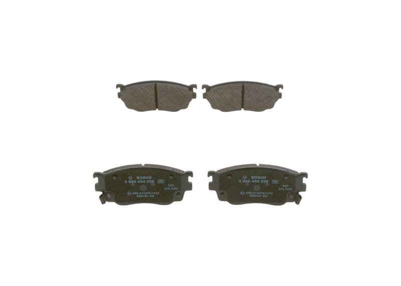 set placute frana,frana disc BOSCH 0 986 494 258