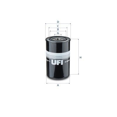 filtru combustibil UFI 24.266.00
