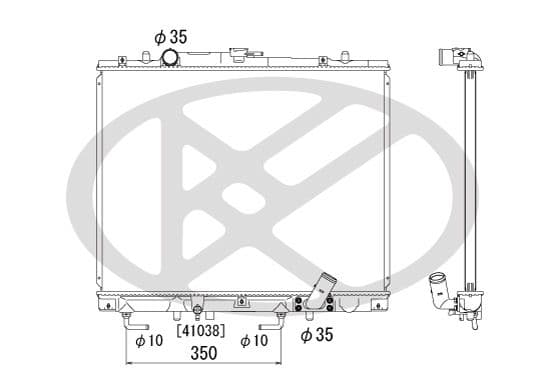 Radiator, racire motor KOYORAD PL030697