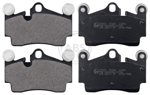 set placute frana,frana disc ABS 37365