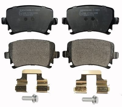 set placute frana,frana disc DENCKERMANN B110859