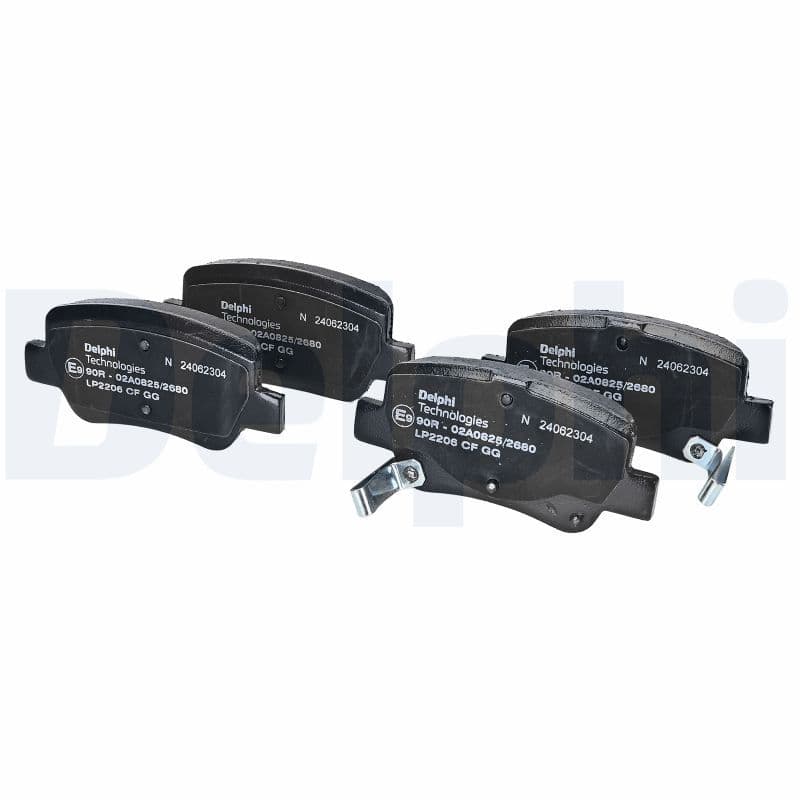 set placute frana,frana disc DELPHI LP2206