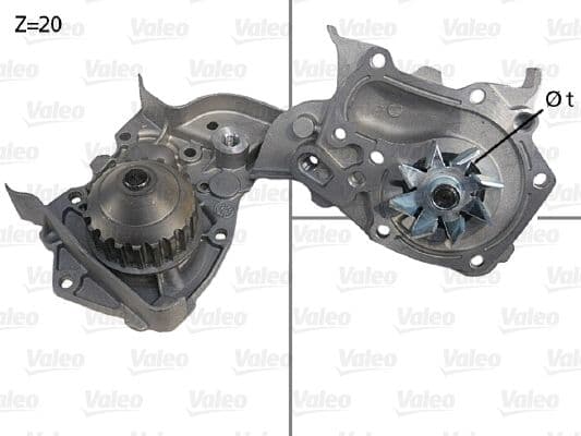 Pompă de apă, răcire motor VALEO 506564