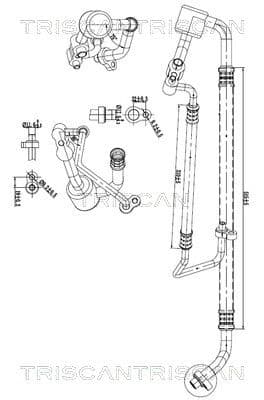 conducta presiune variabila,aer conditionat TRISCAN 9010 24011