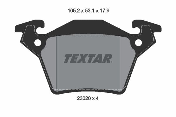 set placute frana,frana disc TEXTAR Q+ 2302001