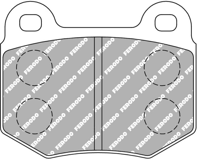 set placute frana,frana disc FERODO FCP448H