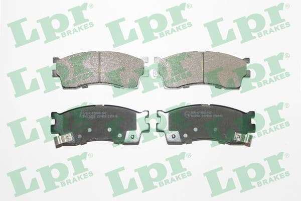 set placute frana,frana disc LPR 05P809
