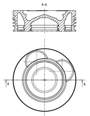 Piston MAHLE 061 PI 00141 000