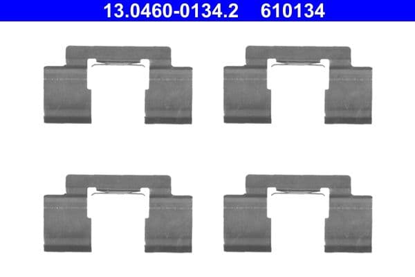 Set accesorii, placute frana ATE 13.0460-0134.2