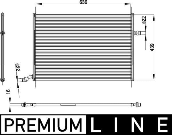 Radiator temperatura scazuta, intercooler MAHLE BEHR *** PREMIUM LINE *** CIR 26 000P