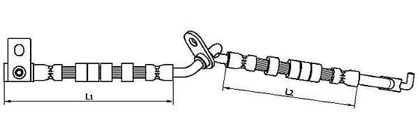 Furtun frana METZGER AUTOTEILE 4110706