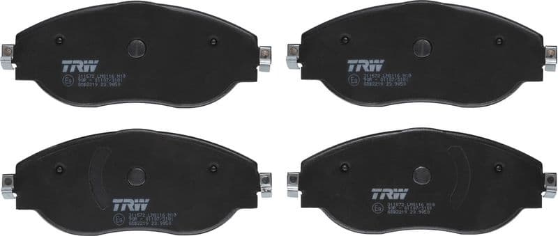 set placute frana,frana disc TRW GDB2219