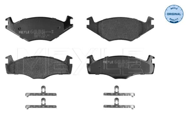 set placute frana,frana disc MEYLE -ORIGINAL: True to OE. 025 208 8717
