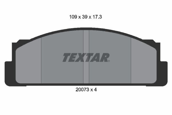 set placute frana,frana disc TEXTAR 2007304