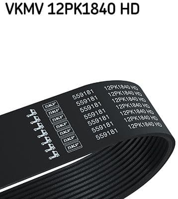 Curea transmisie cu caneluri SKF VKMV 12PK1840 HD