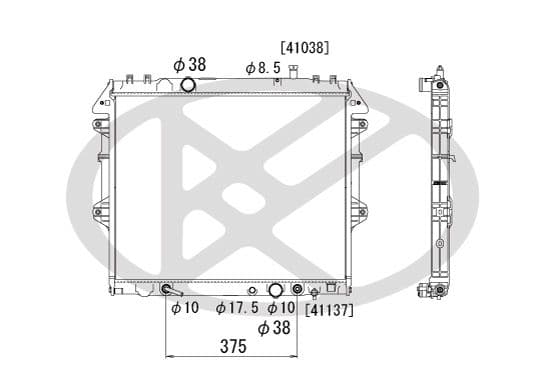 Radiator, racire motor KOYORAD PL011852