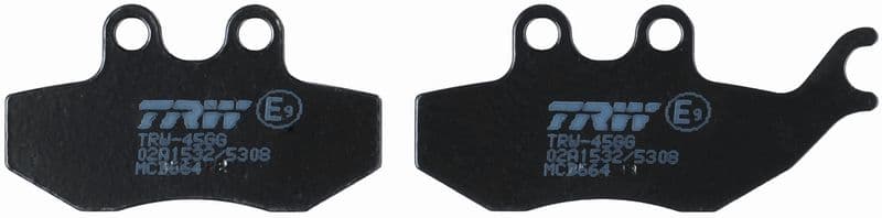 set placute frana,frana disc TRW Organic Allround MCB664