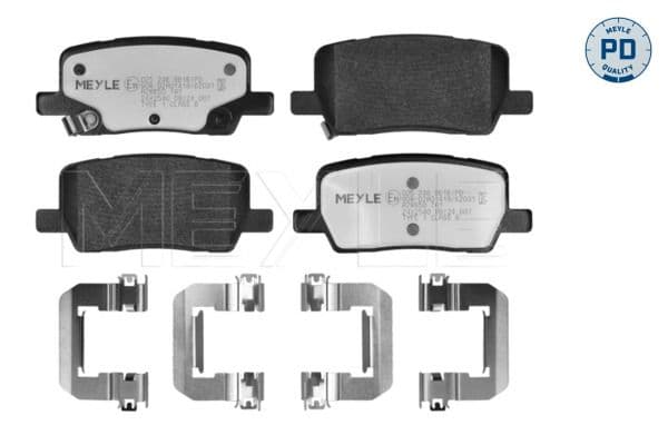 set placute frana,frana disc MEYLE -PD: Advanced performance and design. 025 246 9616/PD